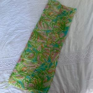 EUC Lilly Pulitzer elephant ears murfee scarf